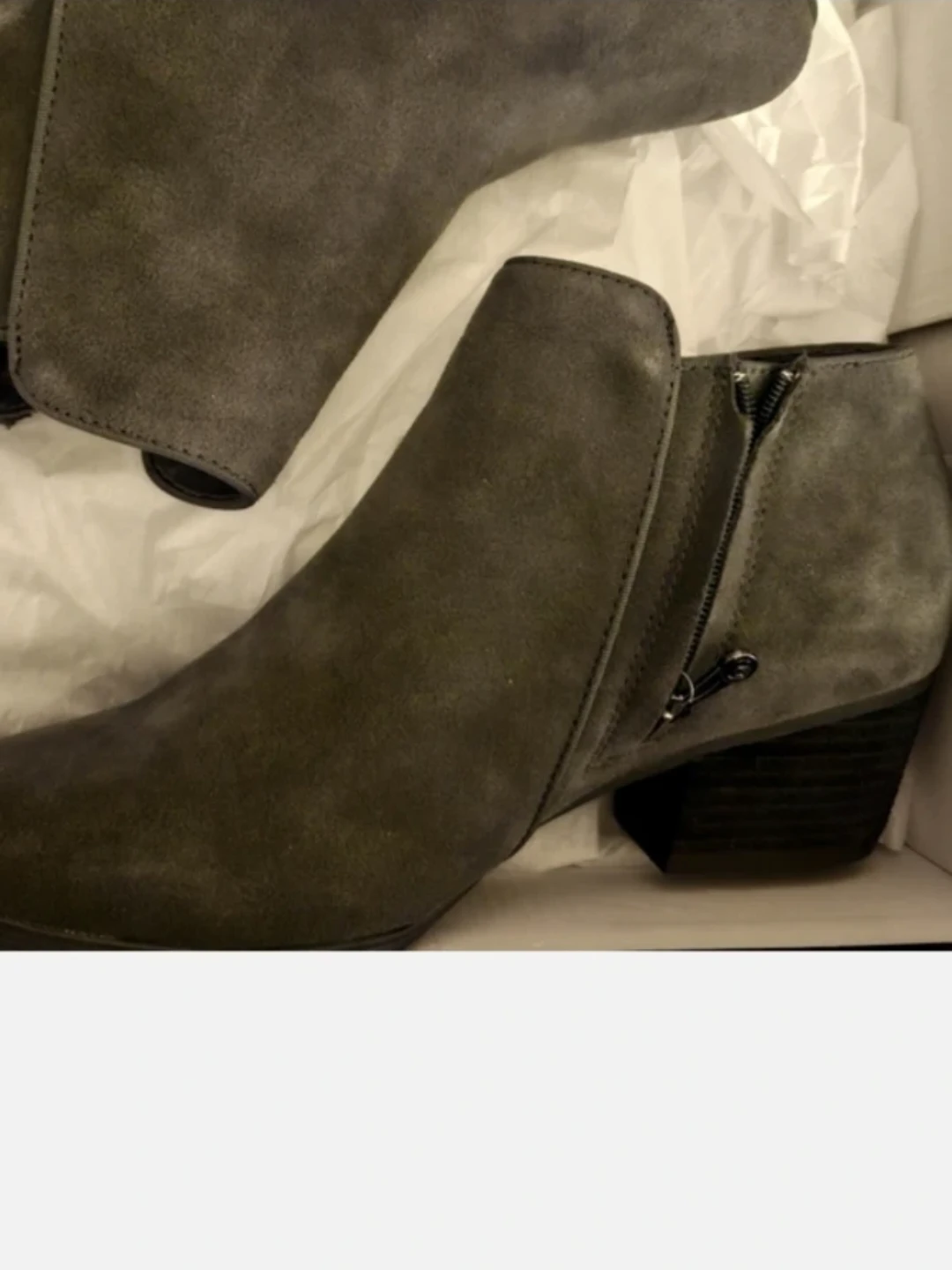 New WATERPROOF Suede Ankle Boots 8.5Wide, Blondo, Womens - photo 3