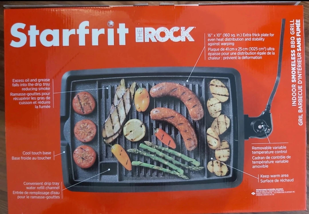 Starfrit The Rock Indoor Smokeless BBQ Grill - photo 2