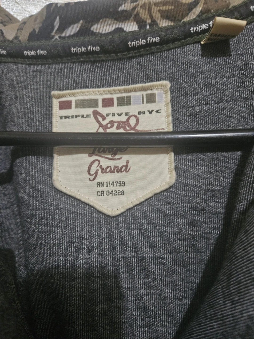 Triple Five Soul Grand Grey Hoodie - photo 2