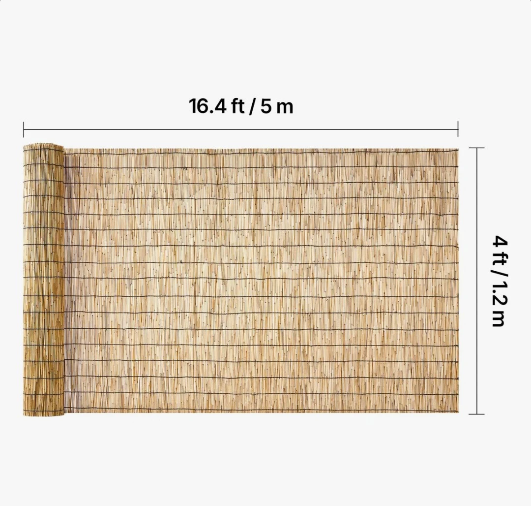 2 unopened Bamboo Reed Fencing Roll - photo 3
