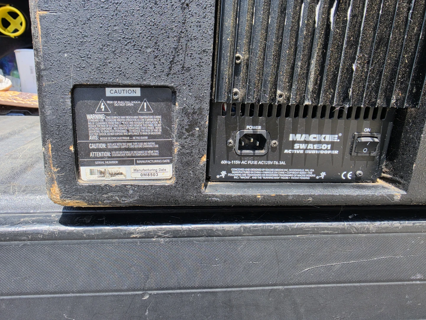 Mackie SW1501 Active Subwoofer Speaker - photo 4