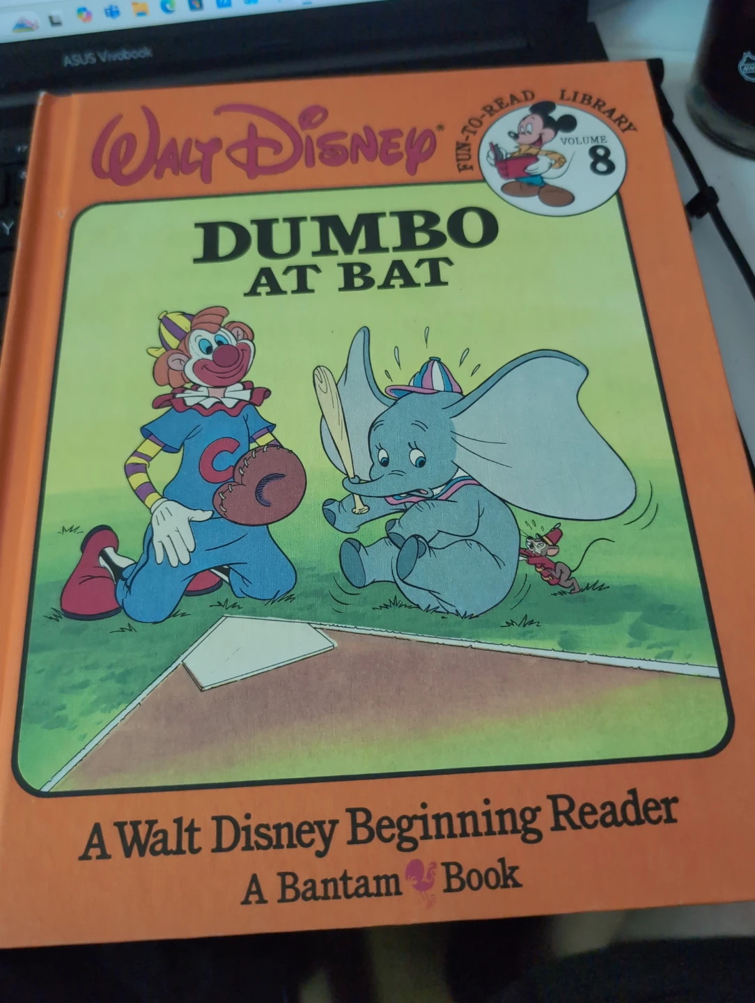 Walt Disney Dumbo at Bat Fun-to-Read Library Volume 8 Book