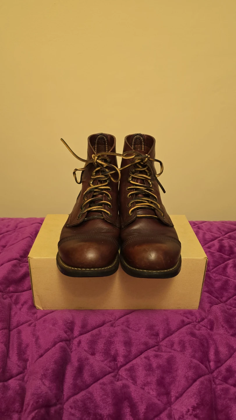 Red Wing Heritage Iron Ranger Boots - Amber Harness 7.5 US