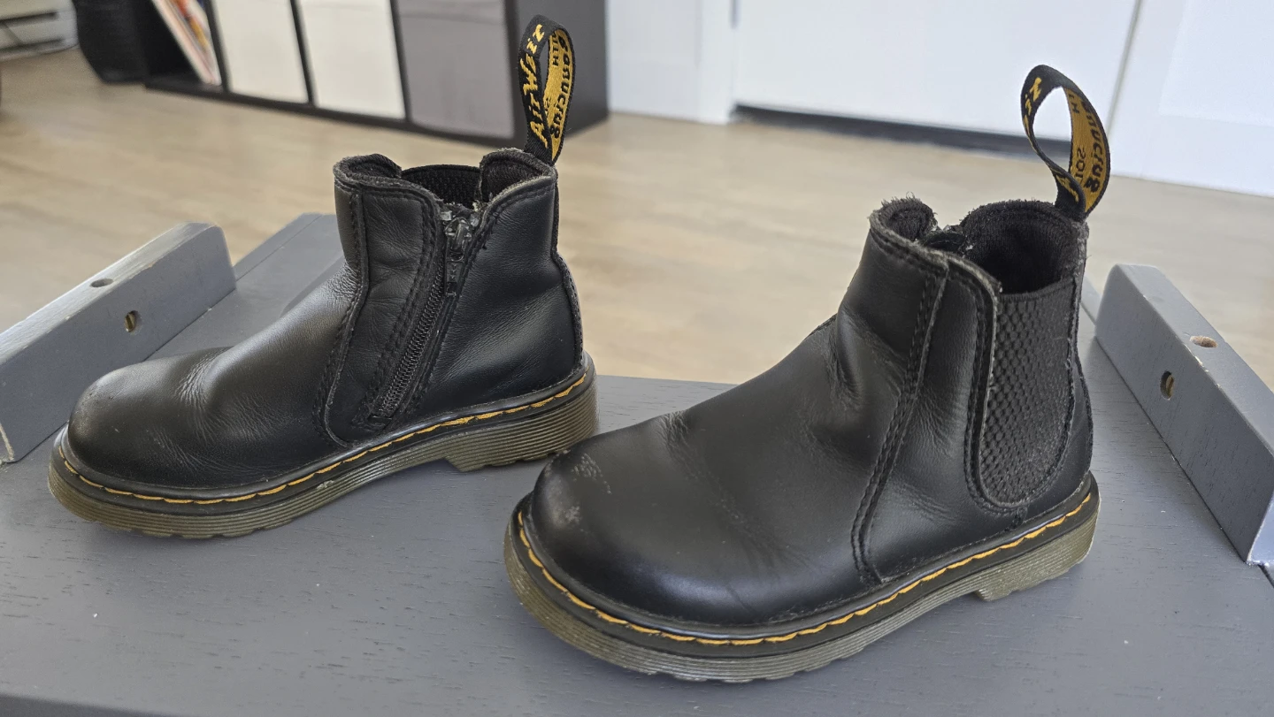 Dr. Martens Black Leather Chelsea Boots