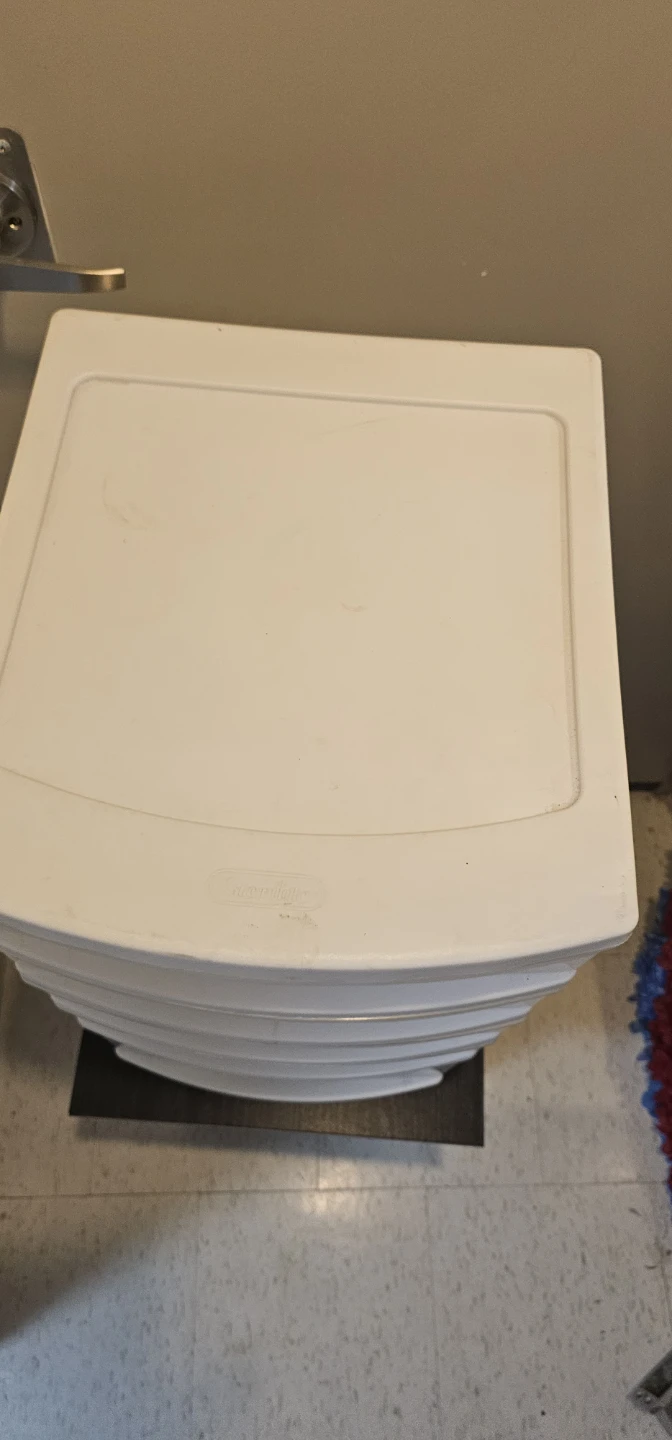 White Plastic Storage Drawer Unit 5 drawers - photo 3