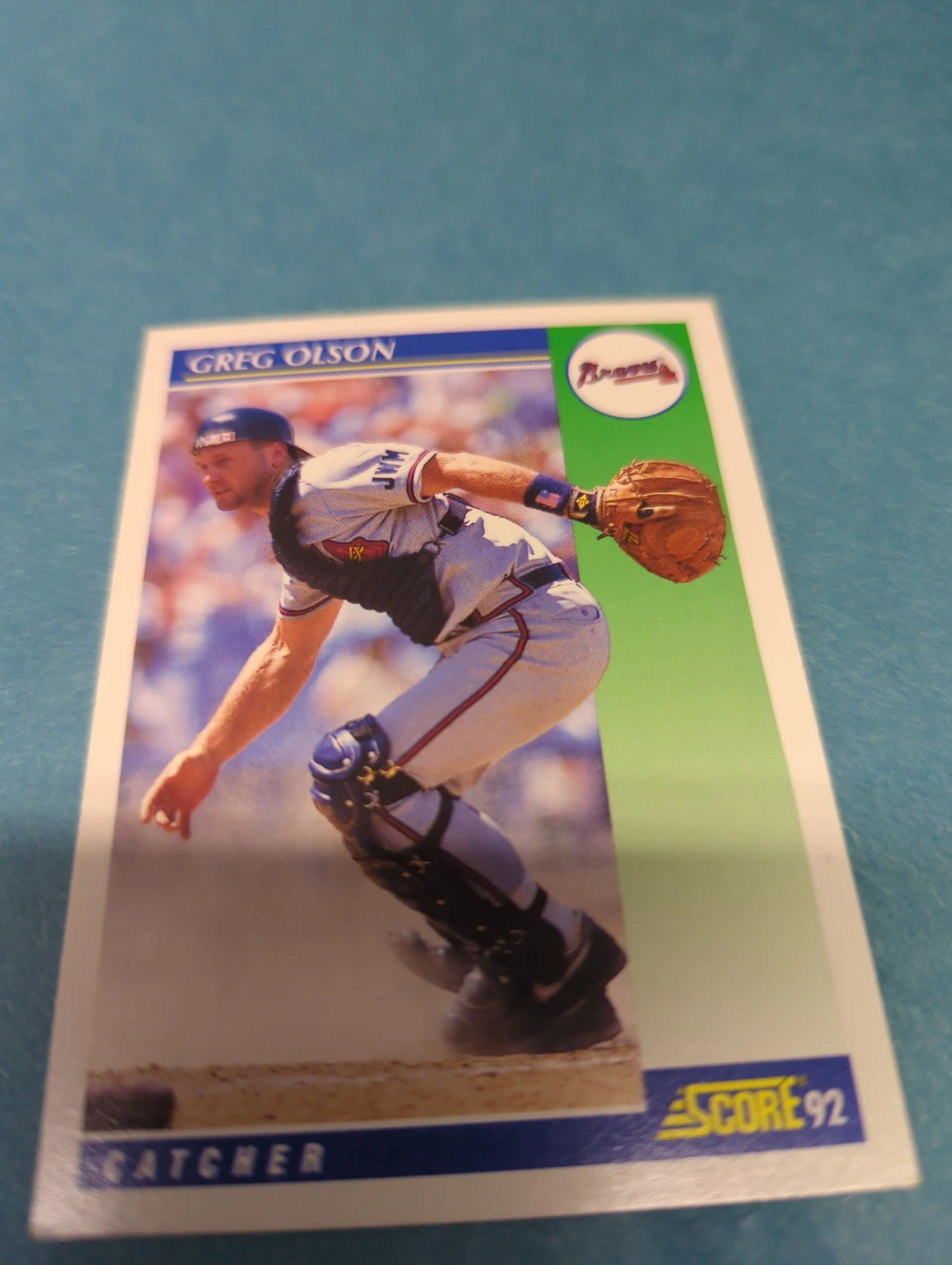 Greg Olson baseball card ⚽