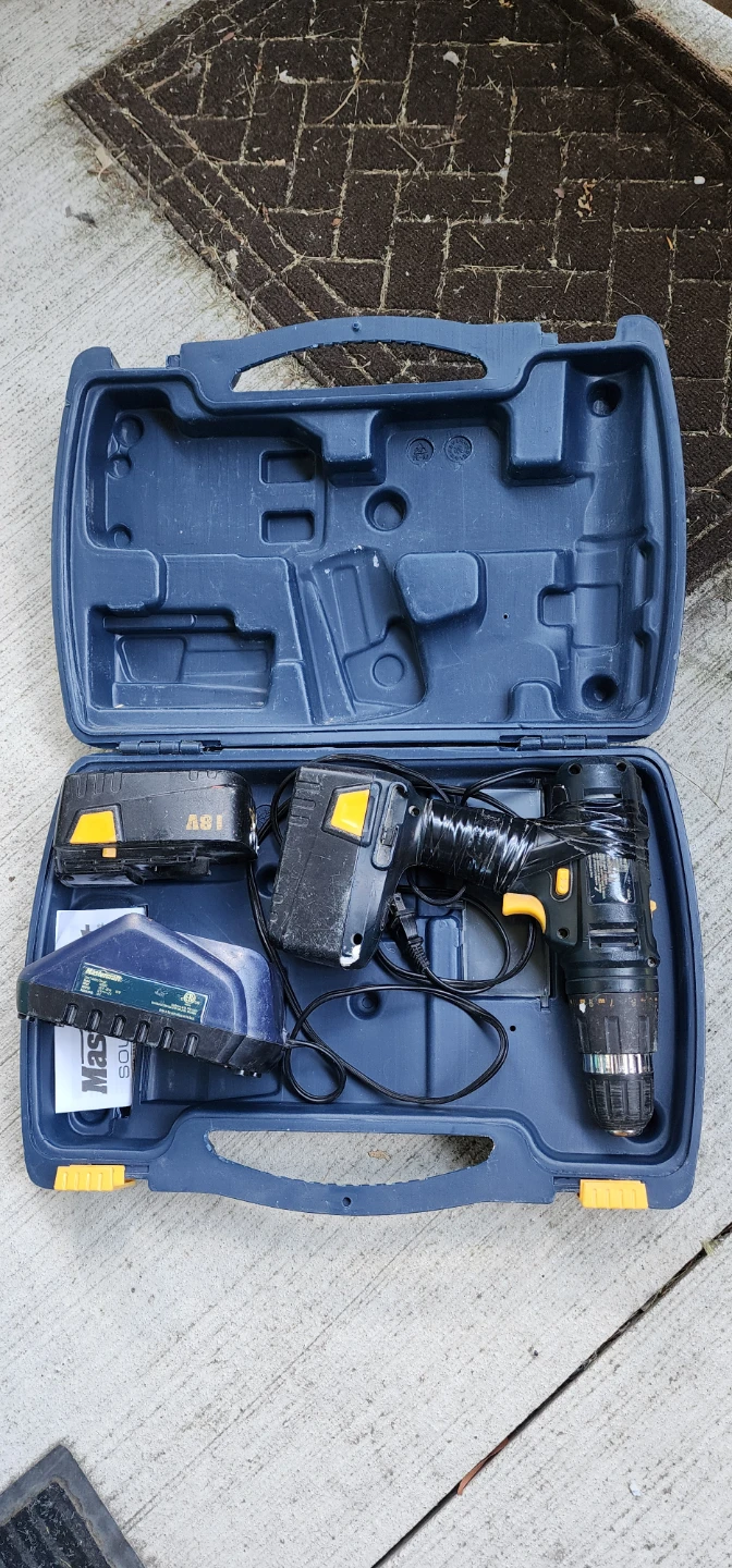 Mastercraft Source One 18V Cordless Drill with Case