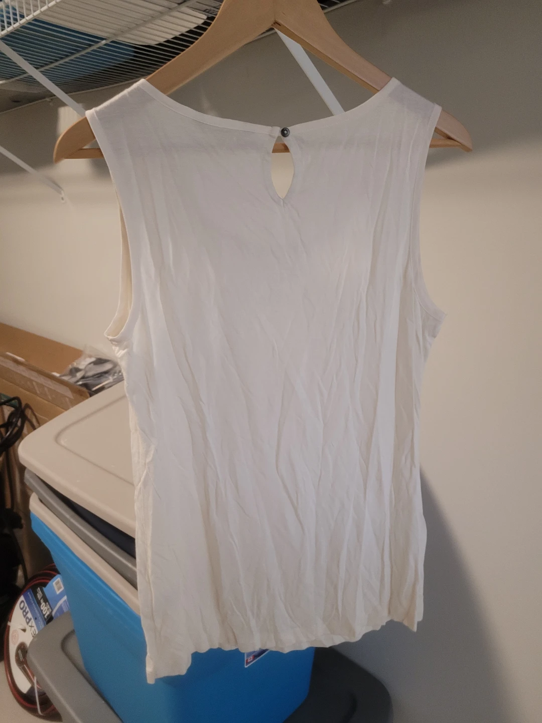 Banana Republic White Sleeveless Tank Top Size M - photo 3