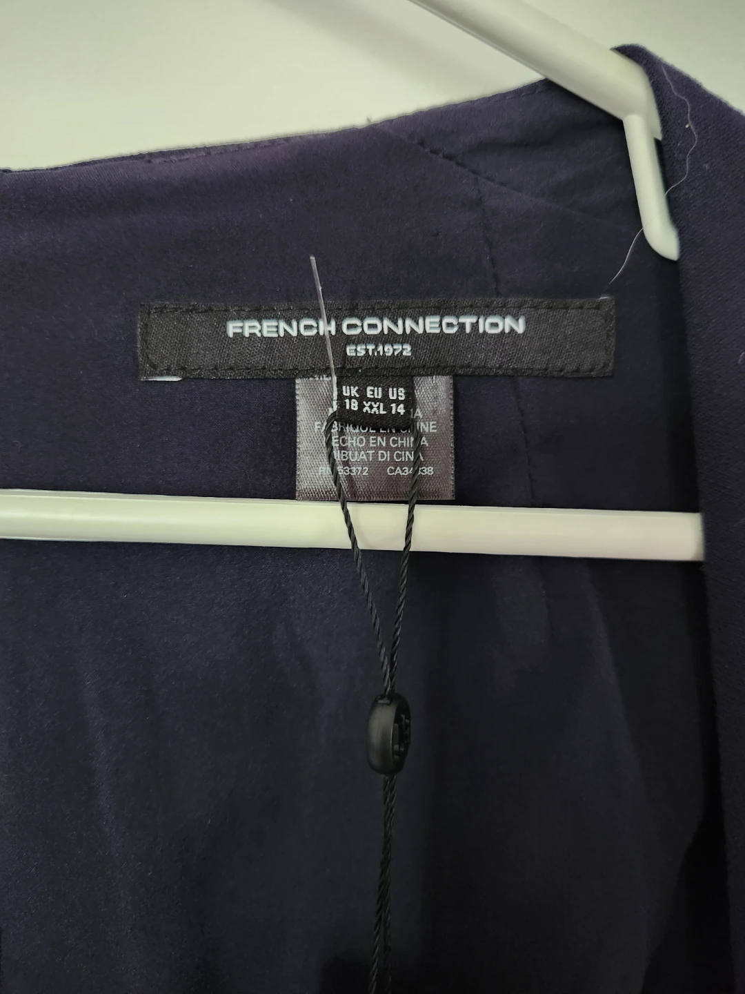 French Connection Navy Square Neck Dress ⚽ - photo 2