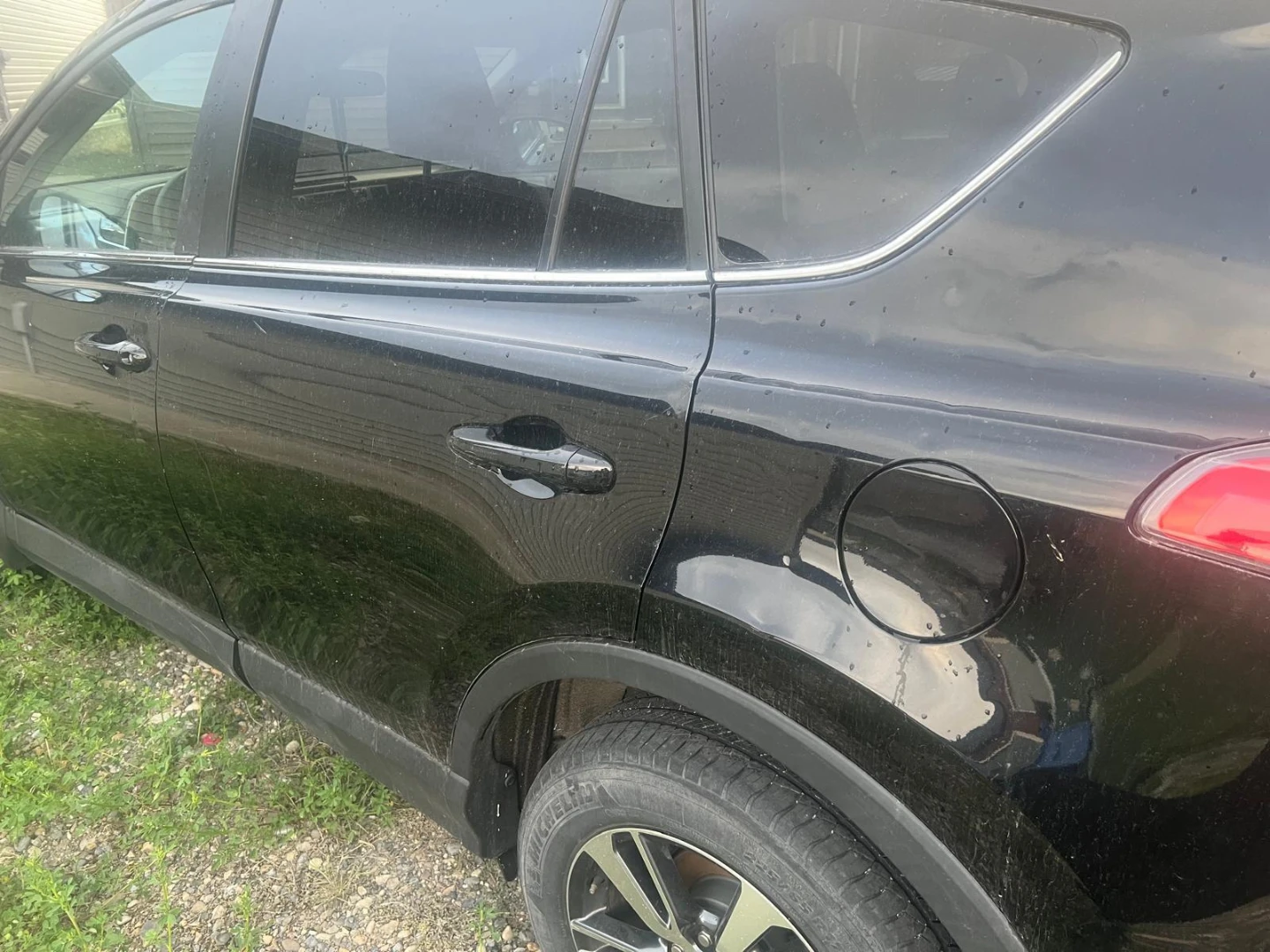 Black Toyota RAV4 2018 LE- Hail damage - photo 3
