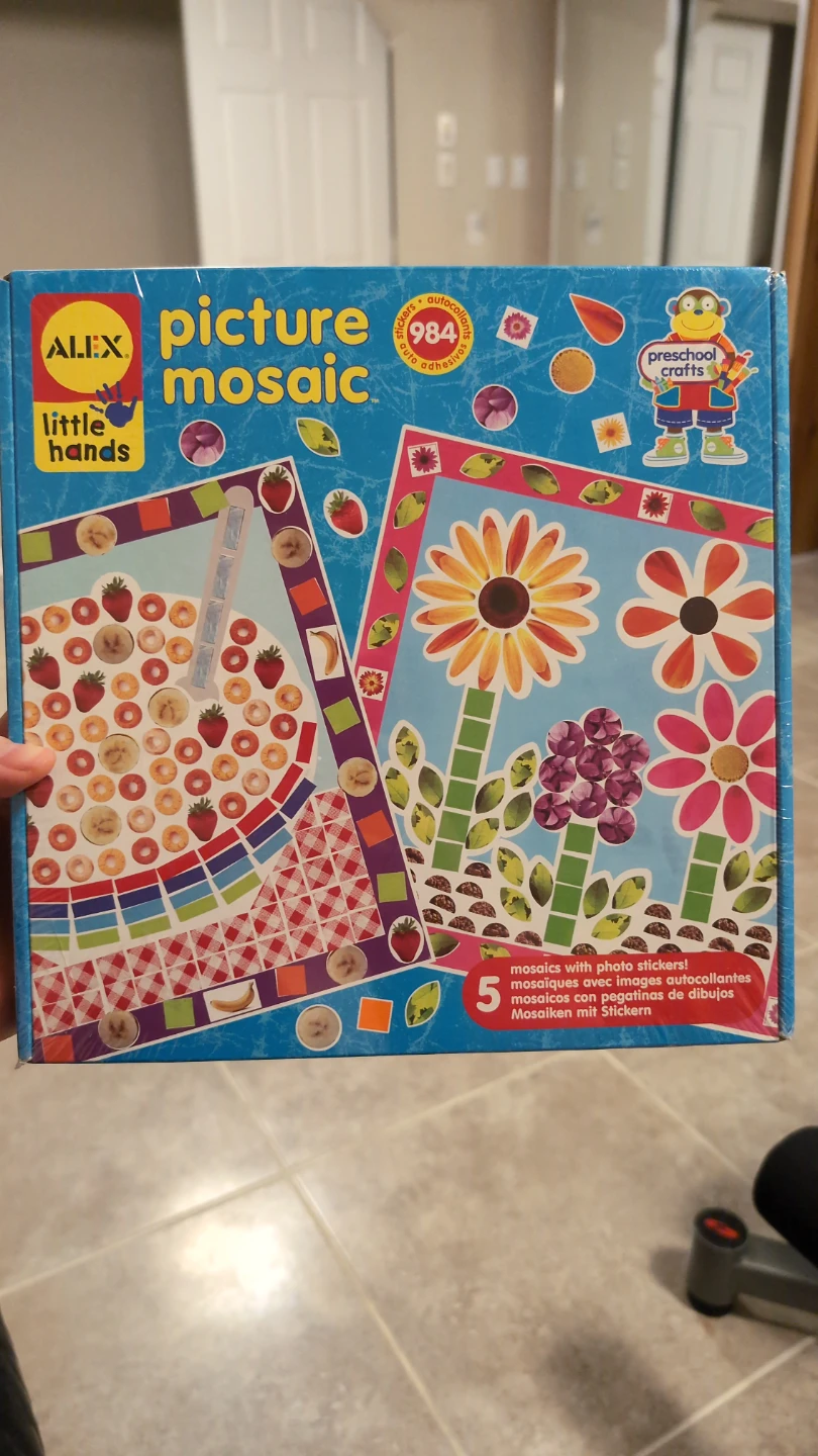 ALEX Little Hands Picture Mosaic Craft Kit
