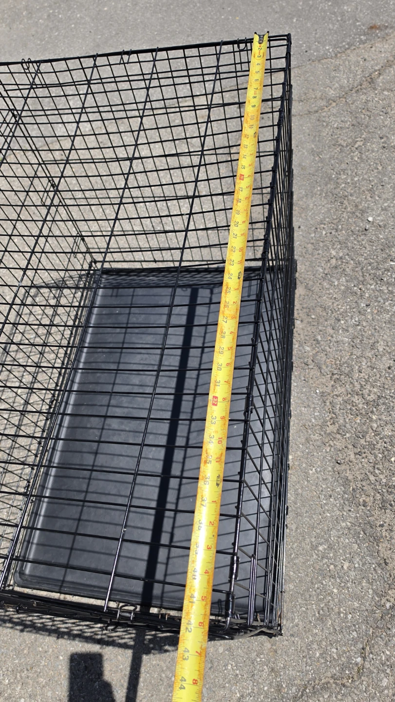 Wire Dog Crate with Tray - photo 4