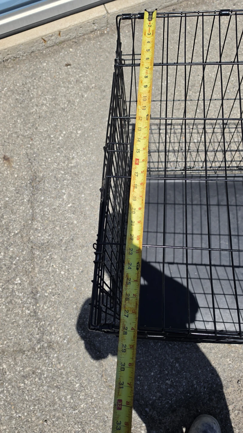 Wire Dog Crate with Tray - photo 5