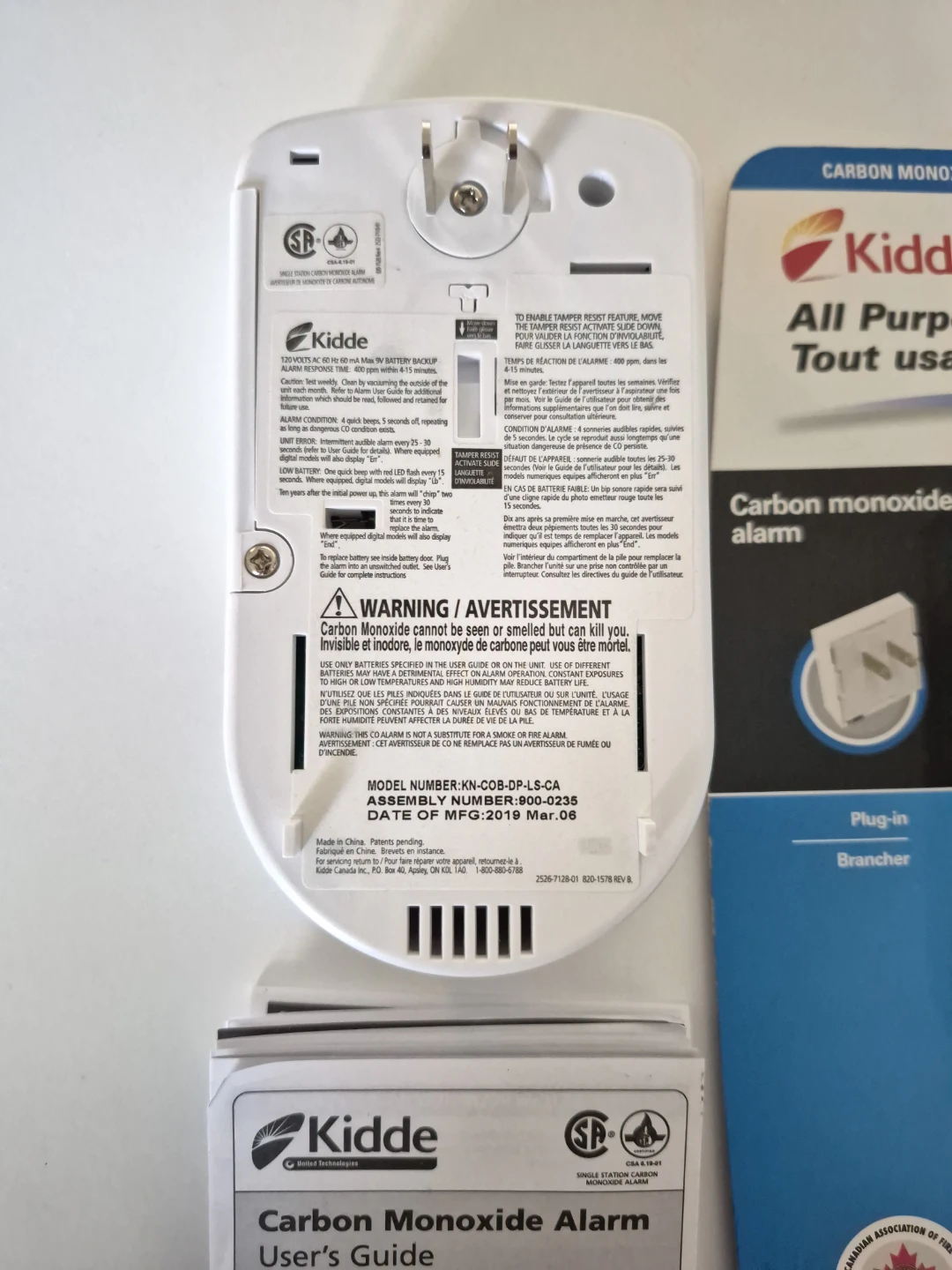 Kidde Nighthawk Carbon Monoxide Alarm (Plug-in) As New! - photo 4