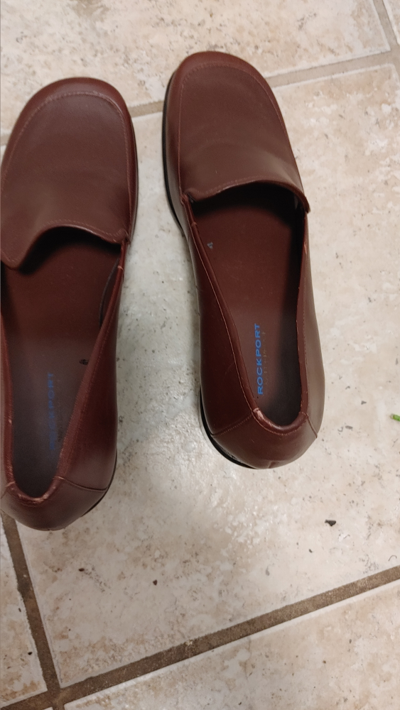 Women's Brown Leather Shoes size 8.5 - photo 5