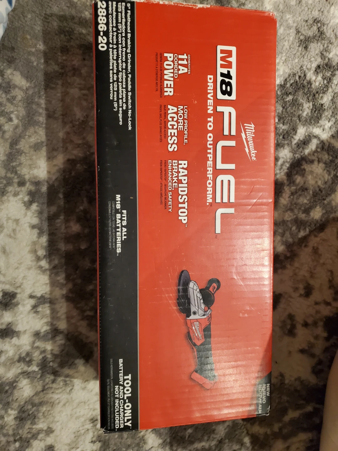 Milwaukee M18 FUEL 5" Angle Grinder 2886-20
