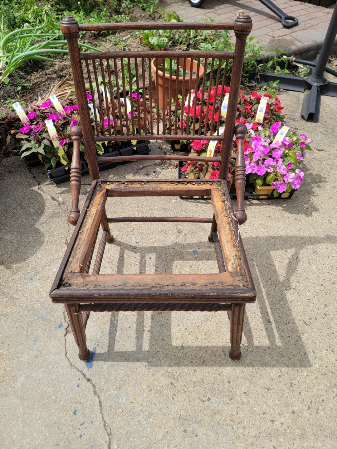 Antique Wooden Chair Frame