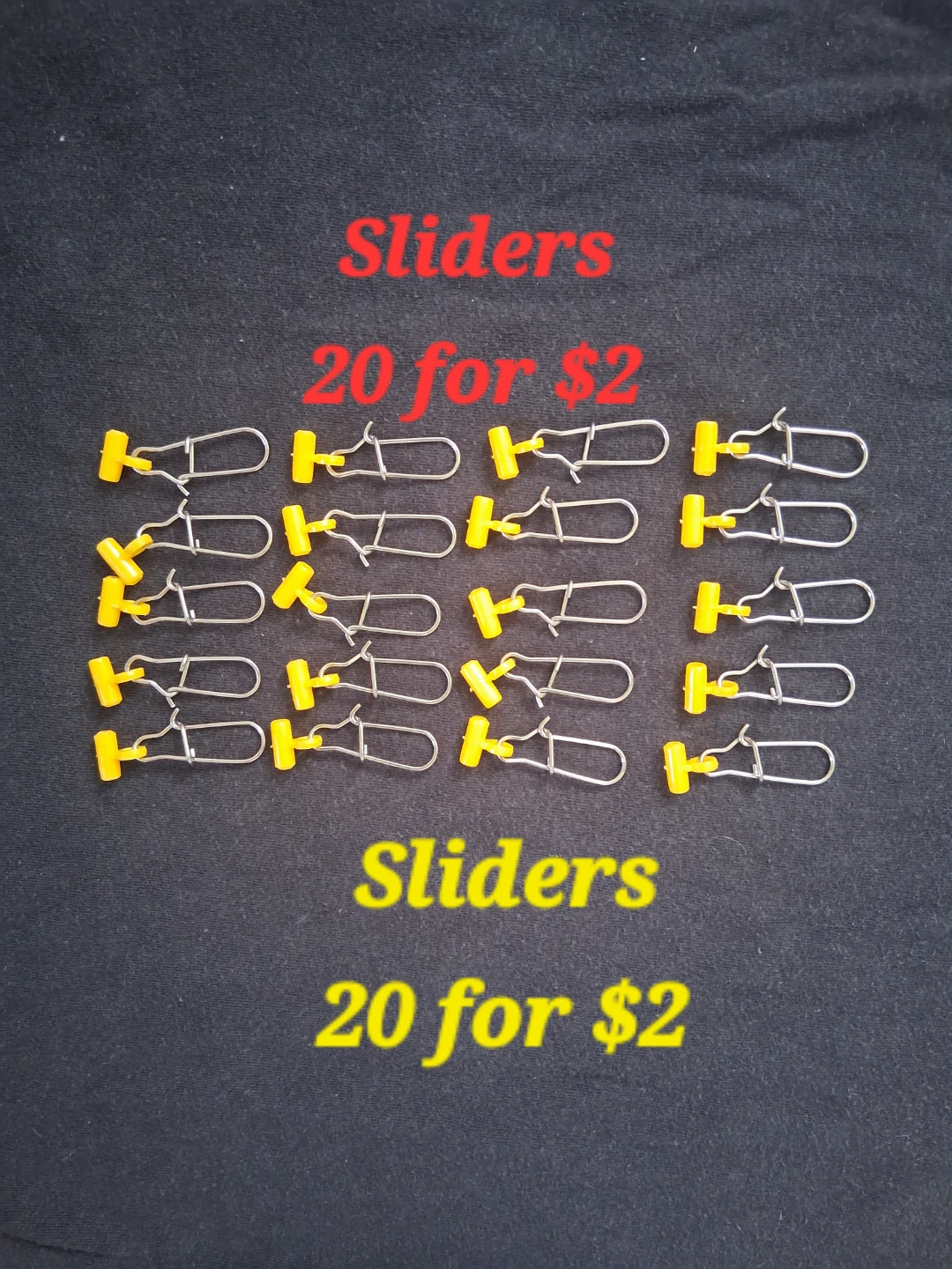 Fishing Sliders 20 Count
