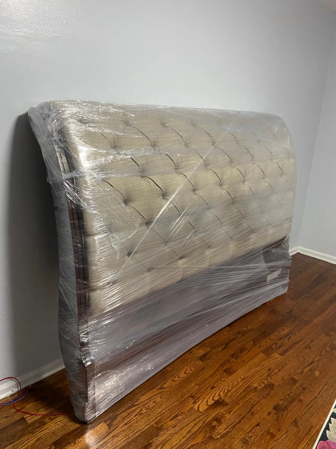Tufted Sleigh Bed Frame - photo 2