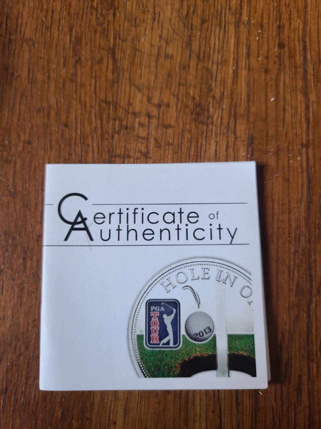 PGA Tour "Hole In One" 2013 Fine Silver Coin - photo 5