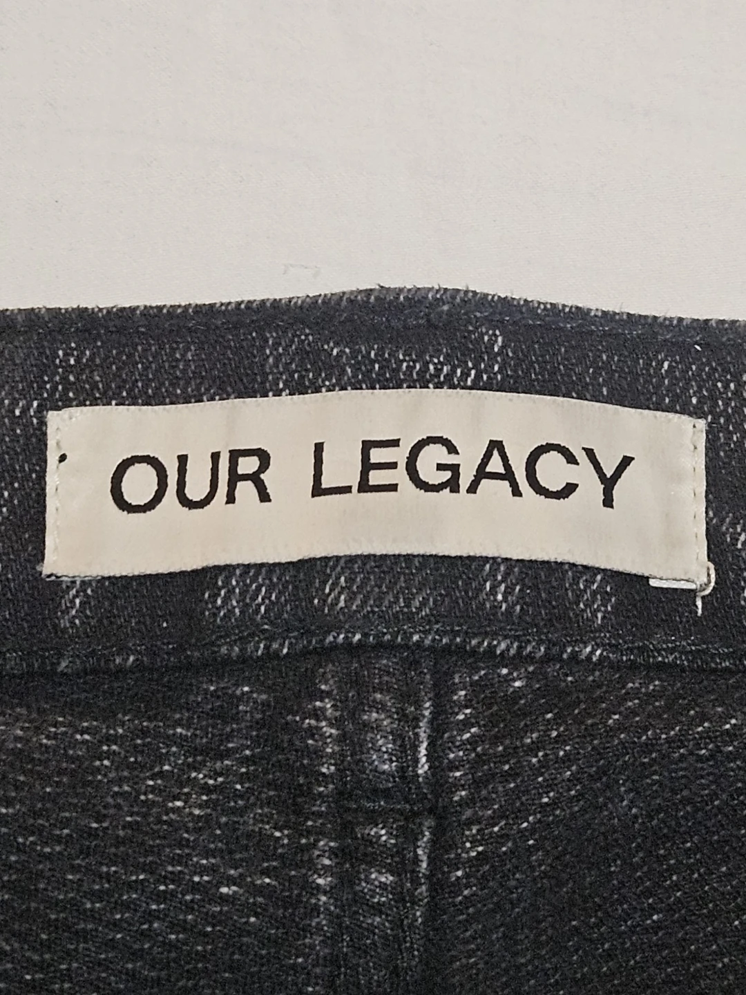 Authentic Our Legacy Black Loose Fit Men's Jeans