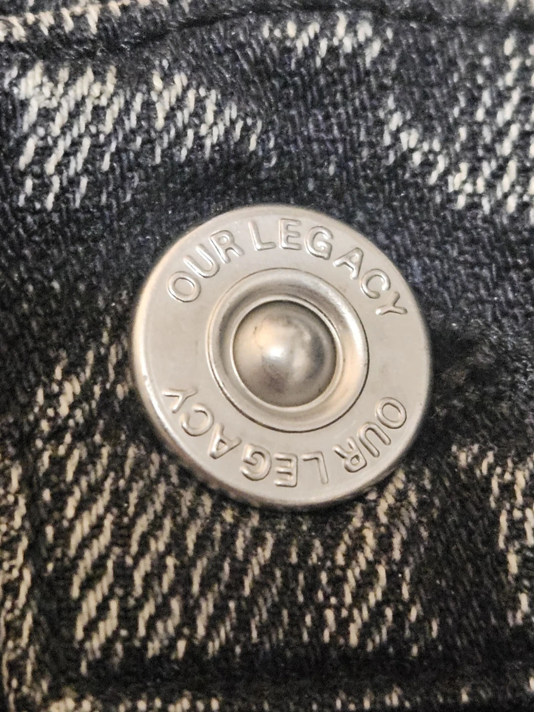 Authentic Our Legacy Black Loose Fit Men's Jeans - photo 5