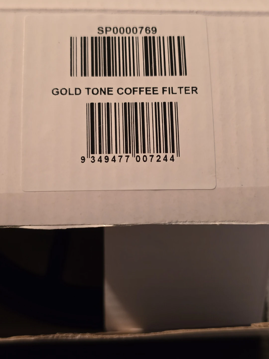 Gold Tone Filter for BDC600XL Coffee Maker - photo 2