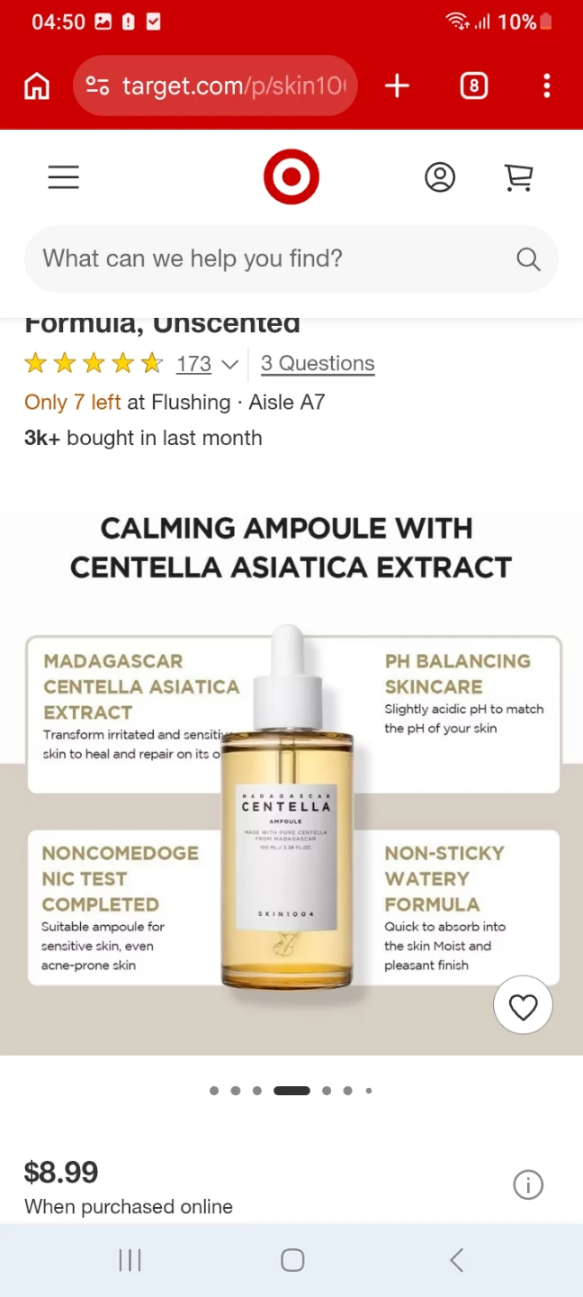 SKIN1004 Madagascar Centella Ampoule Face Moisturizer - 30ml - photo 3