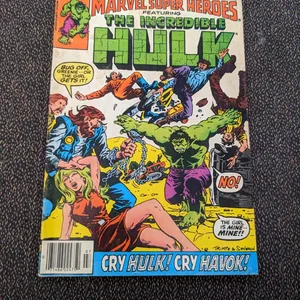 Marvel Super Heroes Featuring The Incredible Hulk Comic