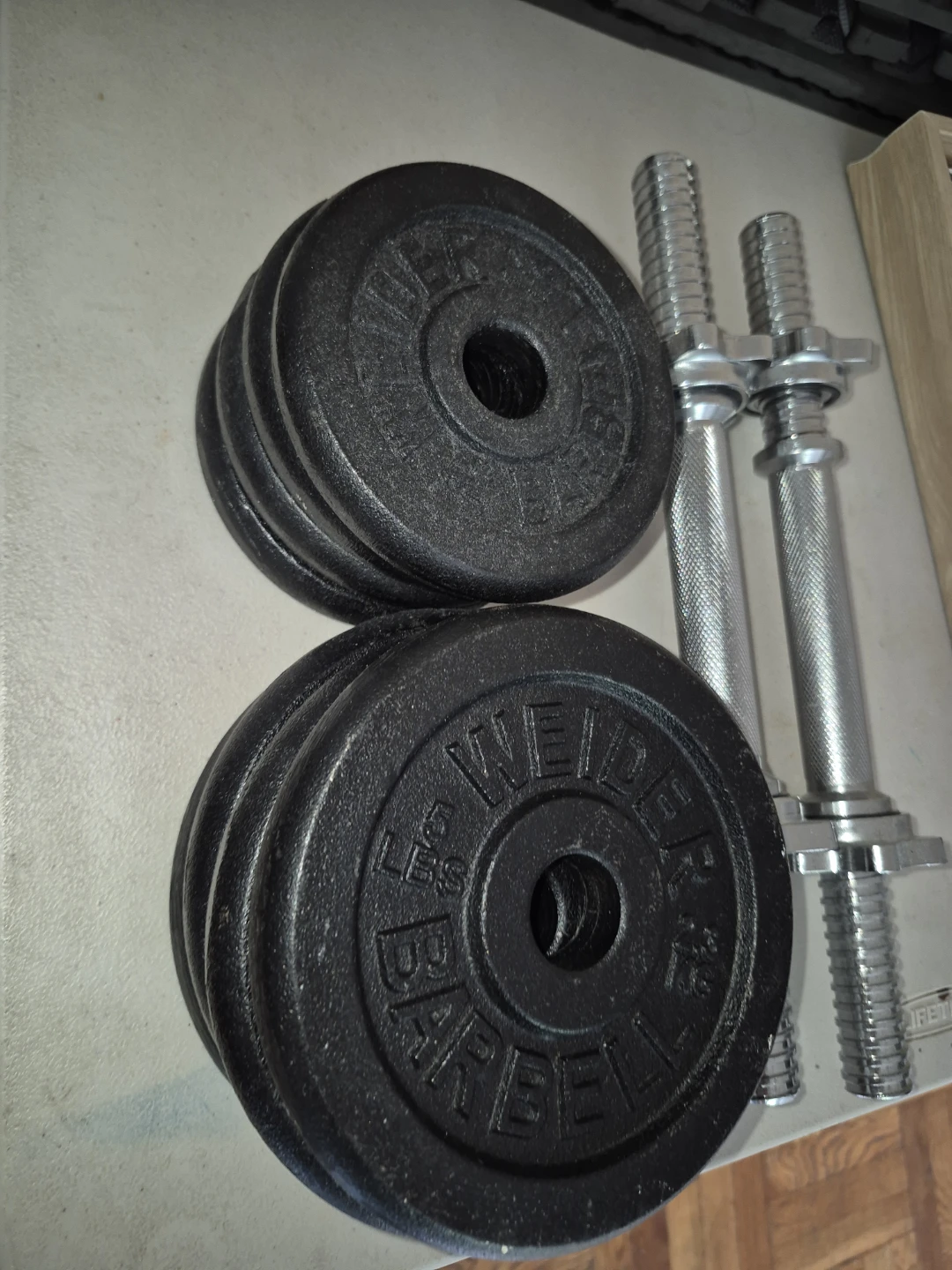 Weider Dumbbell Set with Weight Plates