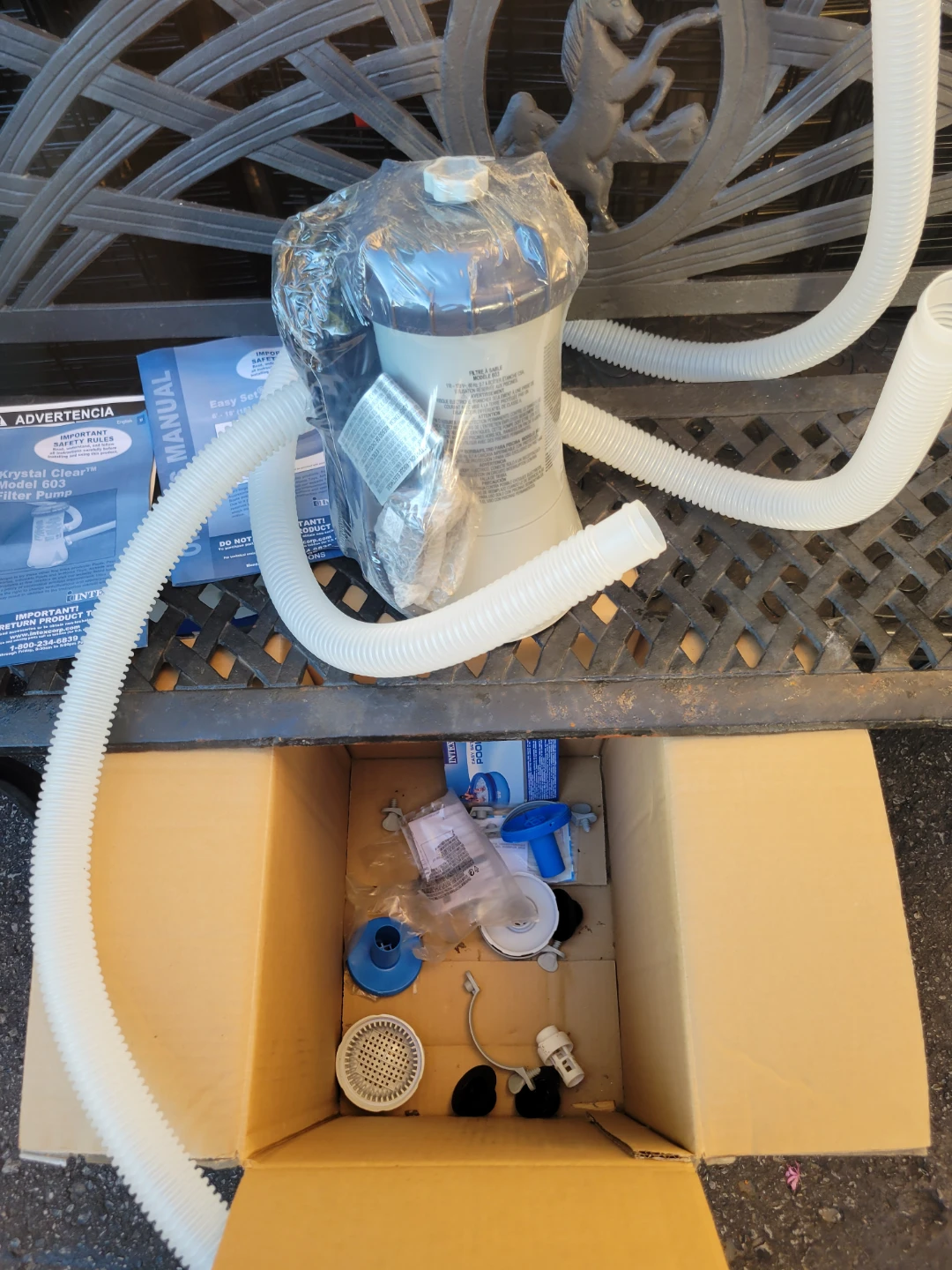 Intex Krystal Clear Filter Pump Model 603 brand new - photo 2
