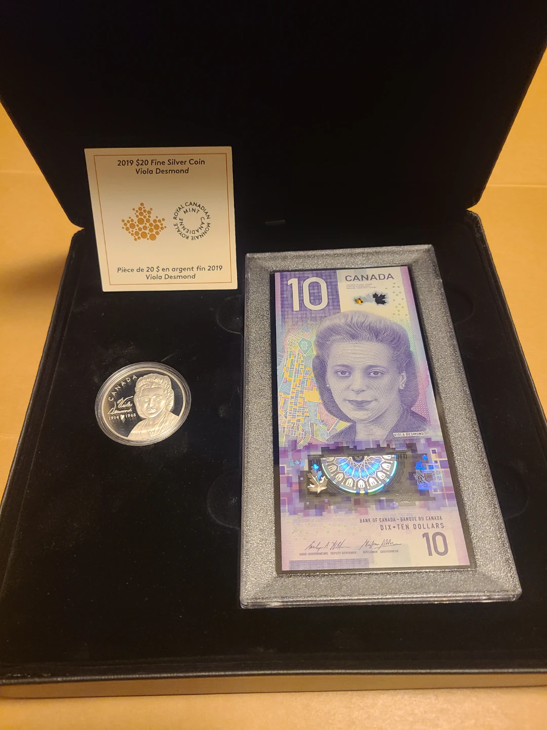 2019 $20 Fine Silver Coin Viola Desmond