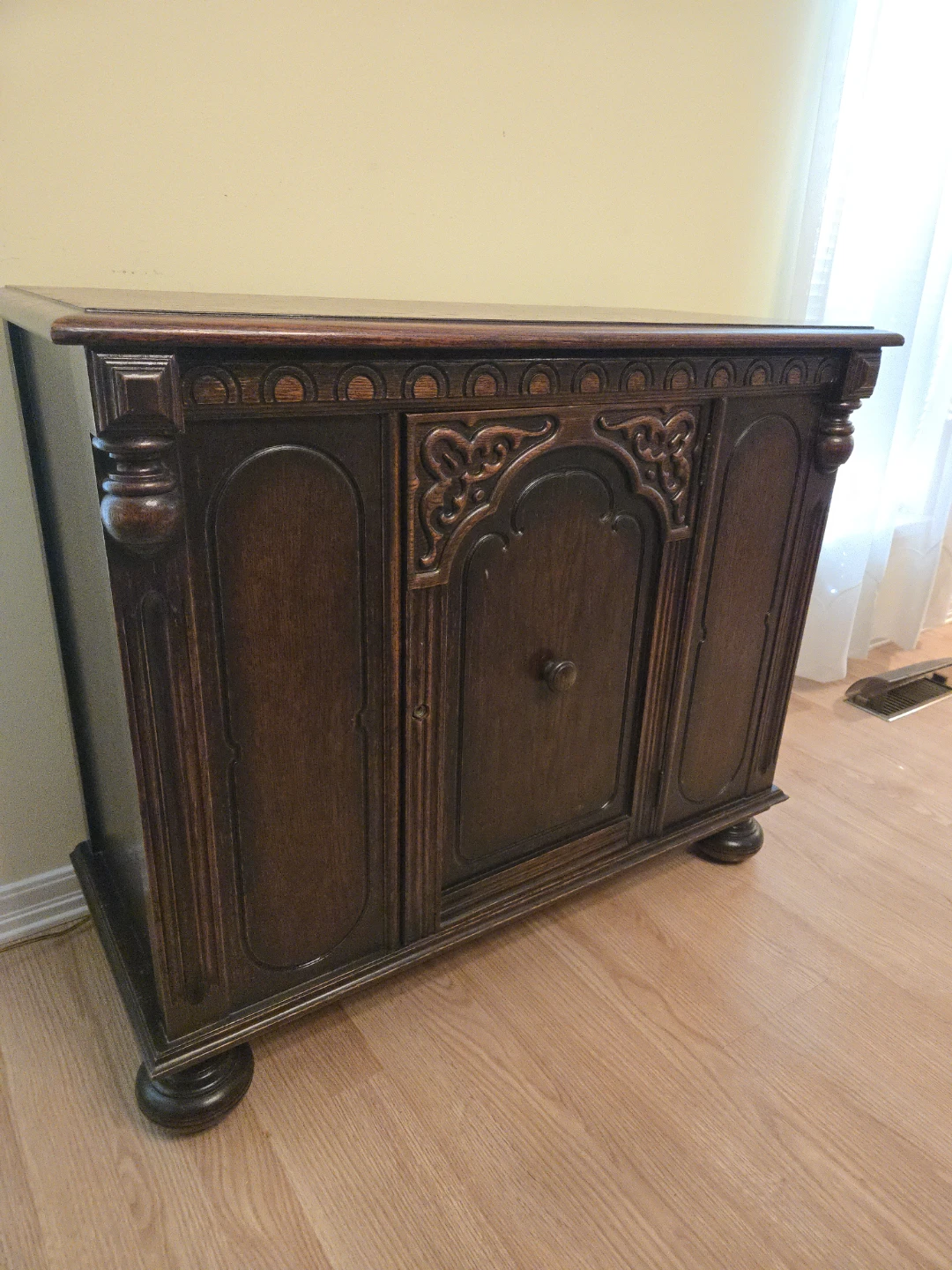 Antique Oak Cabinet - photo 2