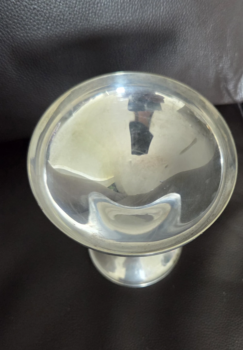 Set of 6 Brass and Silver Goblets