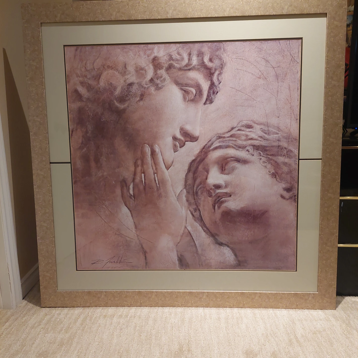 Framed Painting "To Go Beyond"