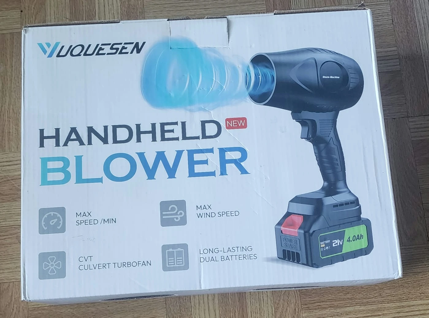 Yuqesen Handheld Cordless Leaf Blower