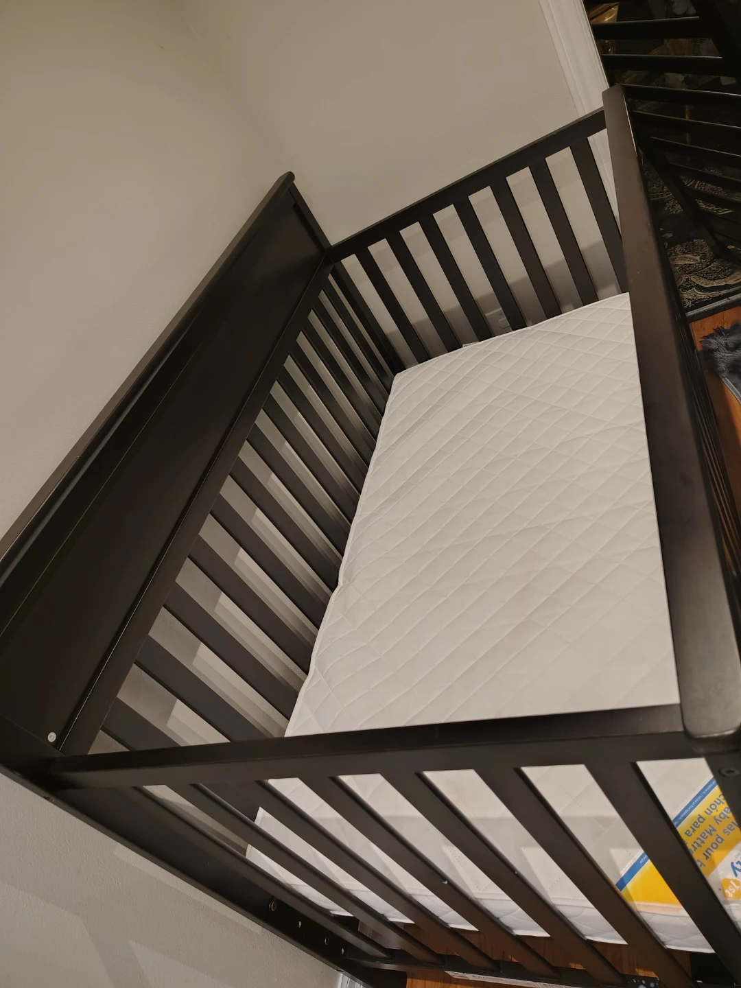 Dark Brown Wooden Crib - photo 2