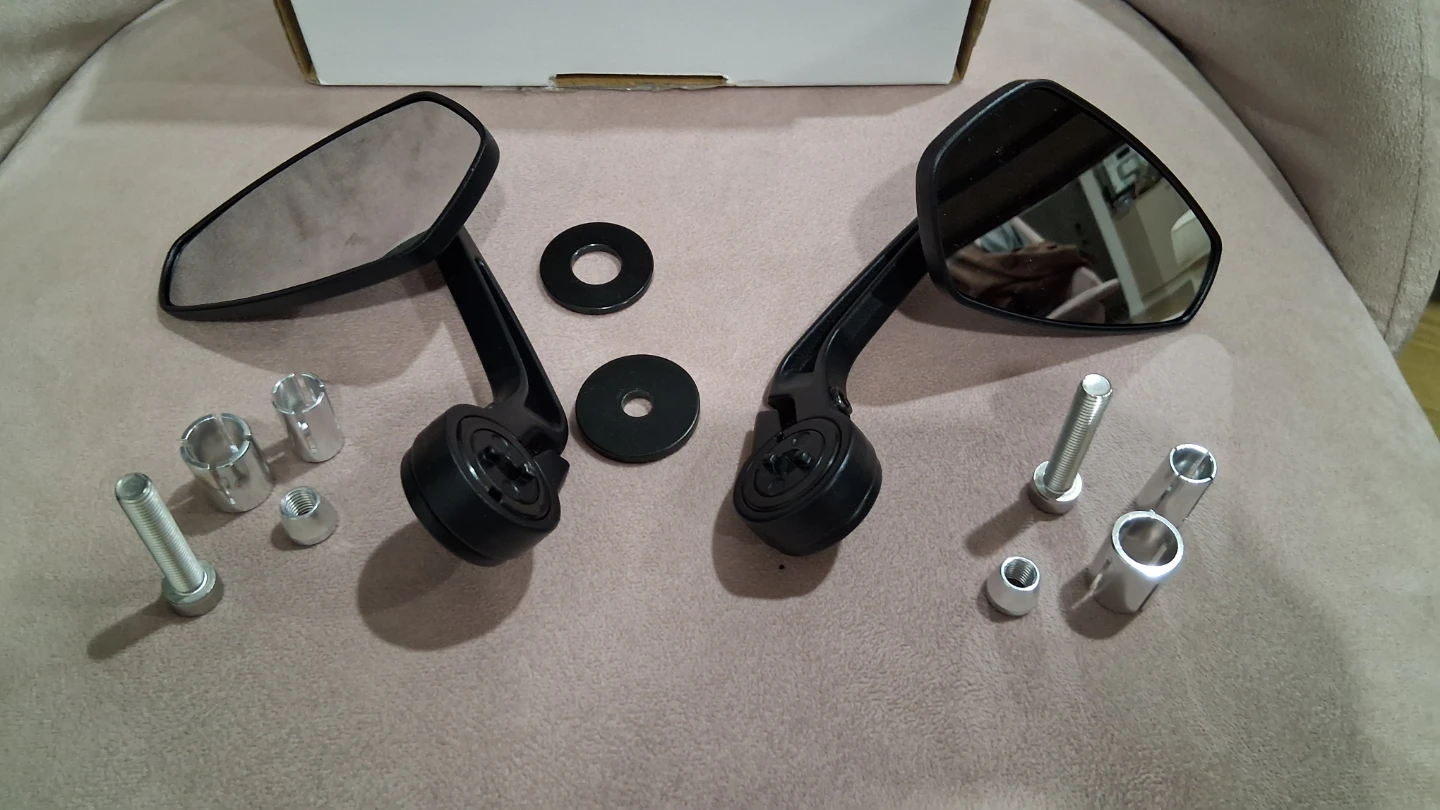 NEW Motorcycle Bar End Mirrors for handlebars - photo 2