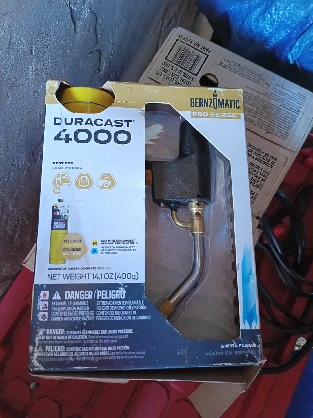 Bernzomatic Duracast 4000 Propane Torch Kit