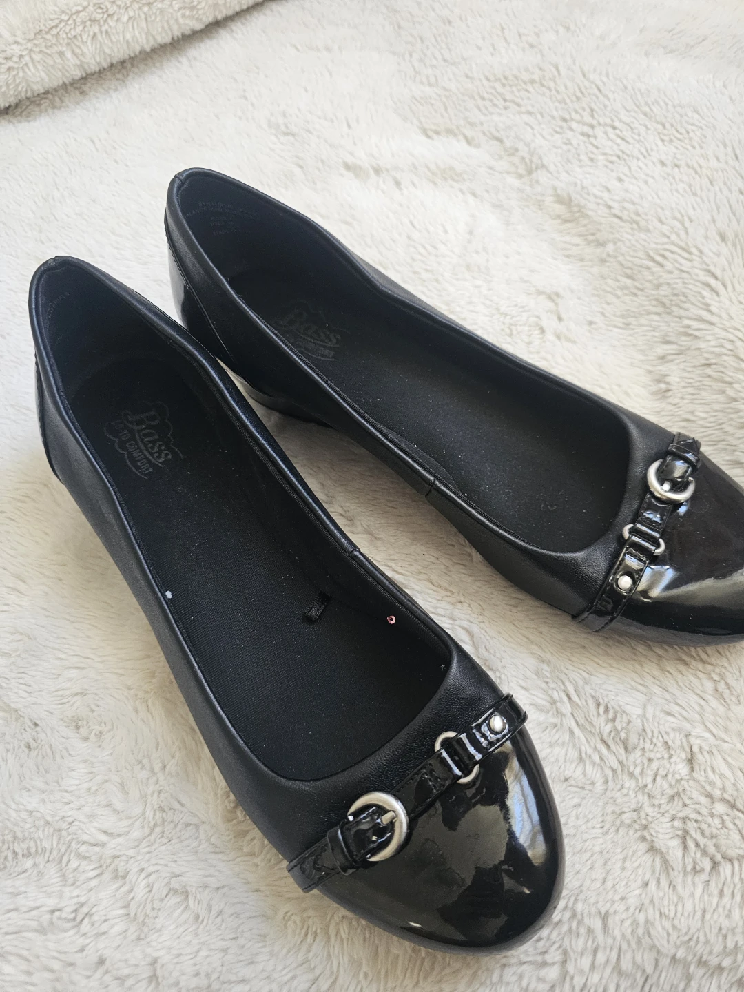 Bass Women's Black Ballet Flats
