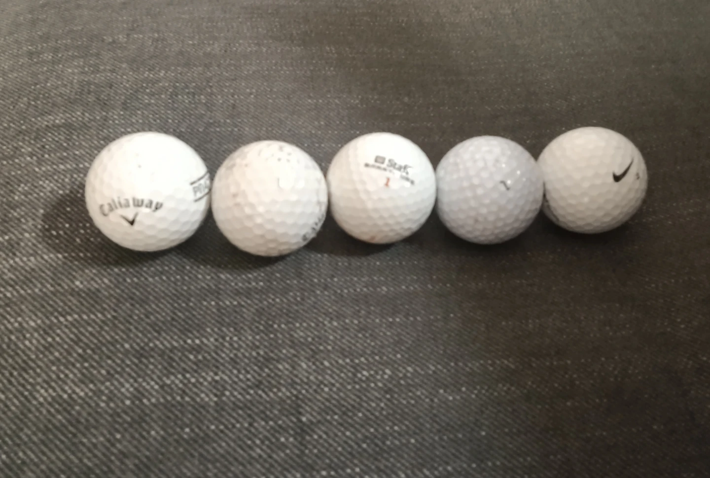 Mixed Brand Golf Balls (Callaway, Nike, Staff)