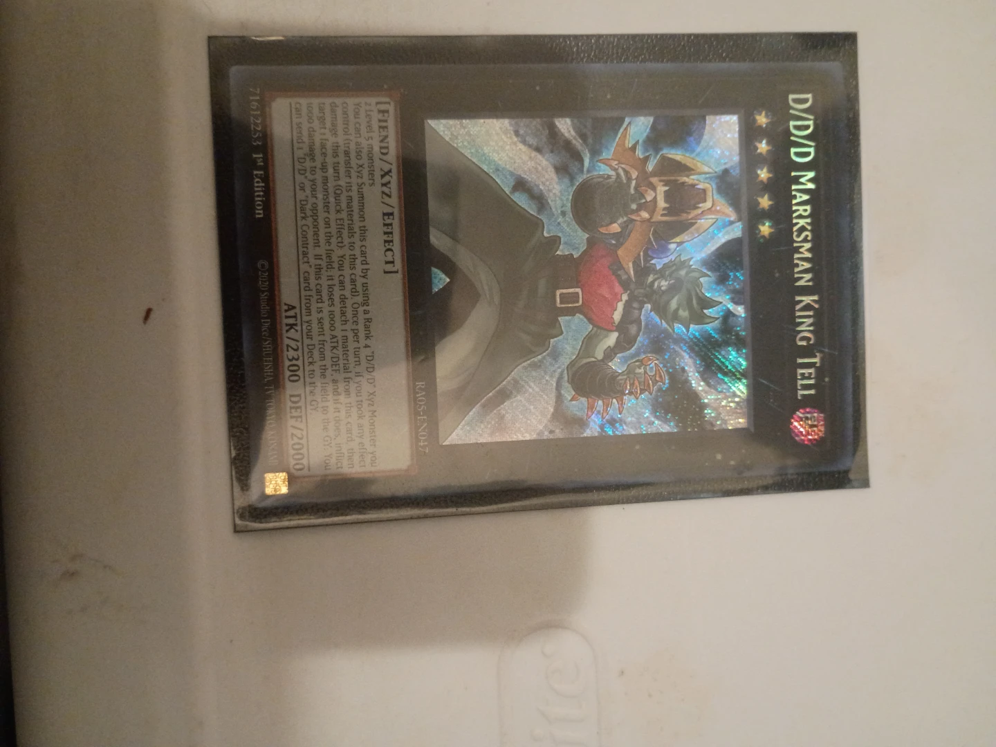 D/D/D Marksman King Tell Yu-Gi-Oh! Card⚽