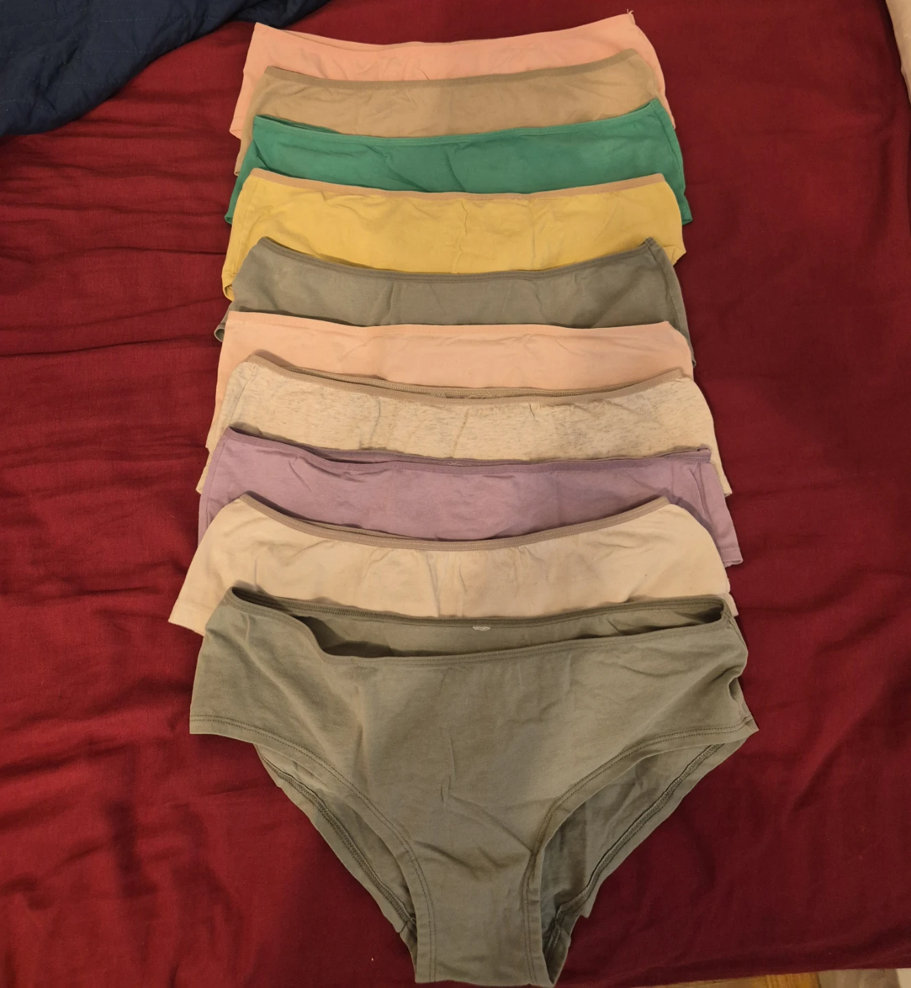 Bundle of 9 Women's Underwear - Assorted Colors