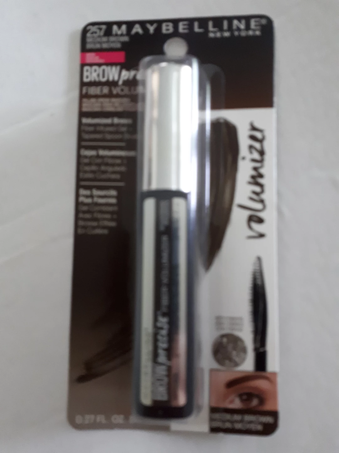 Maybelline Brow Precise Fiber Volumizer 257 Medium Brown⚽️