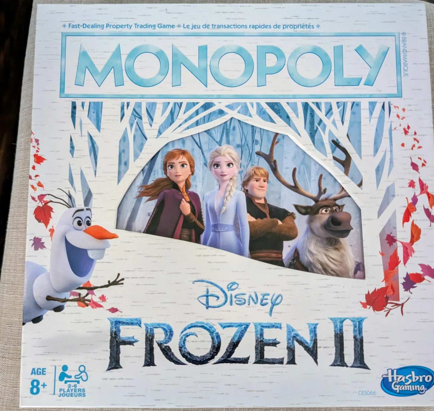 Monopoly Disney Frozen II Board Game