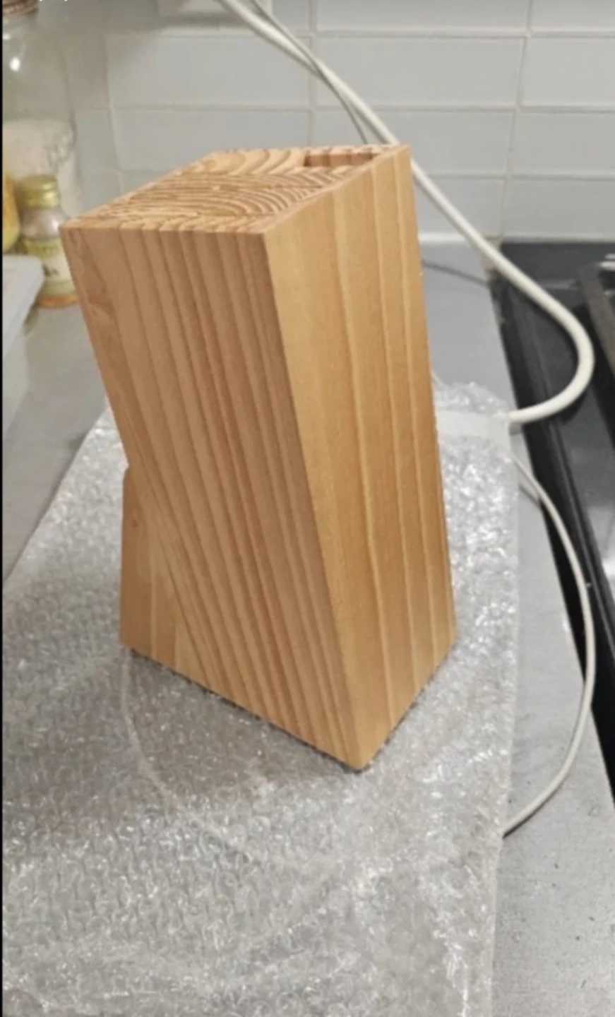 Wooden Knife Block Holder - photo 2