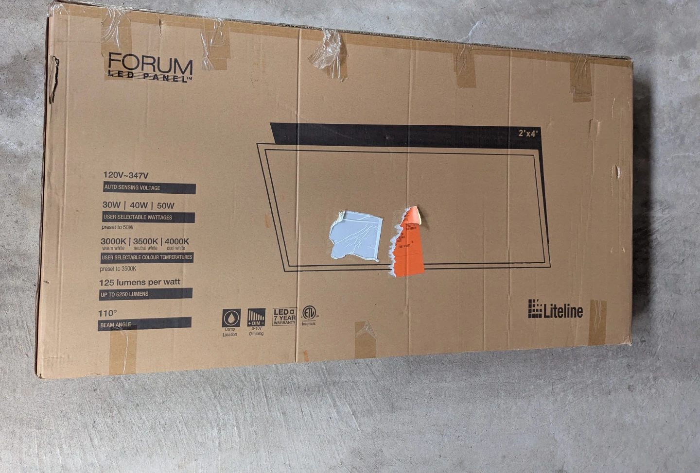Forum LED Panel Light 2'x4' - photo 2