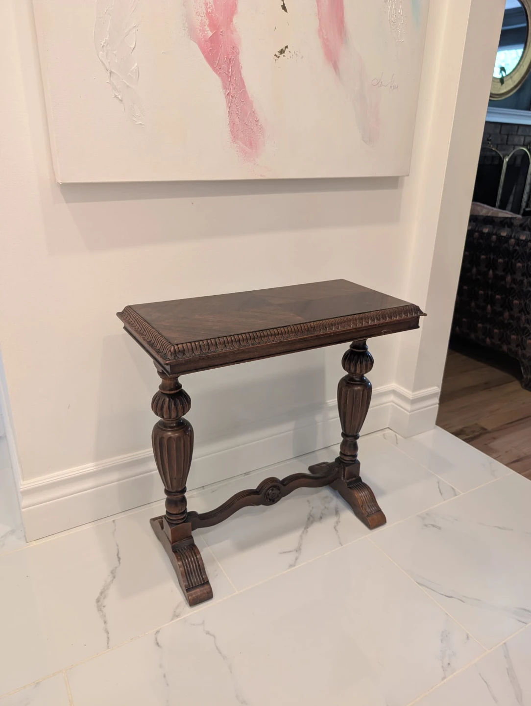 Beautiful Wood Console side Table - photo 3