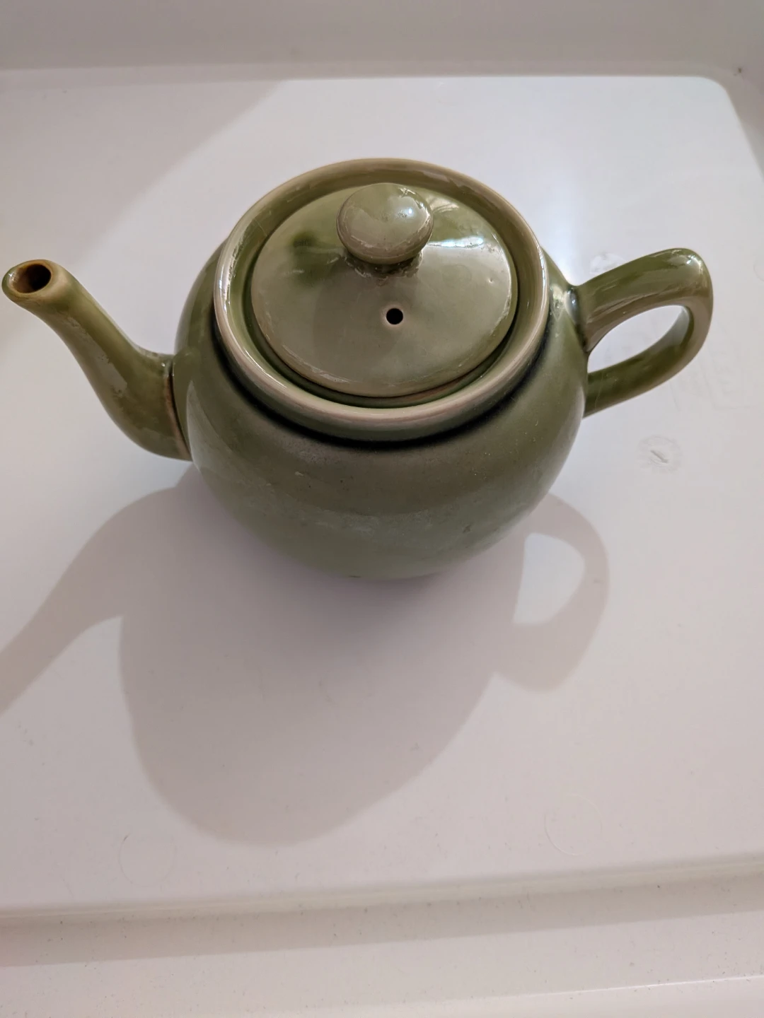 Green Ceramic Teapot ⚽