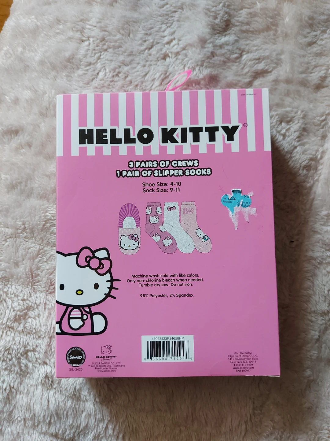 Hello Kitty 4-Pair Sock Set - photo 2